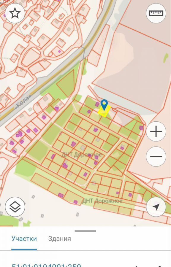 земля р-н Кольский г Кола городское поселение город Кола, некоммерческое товарищество Дорожное, дачное фото 4