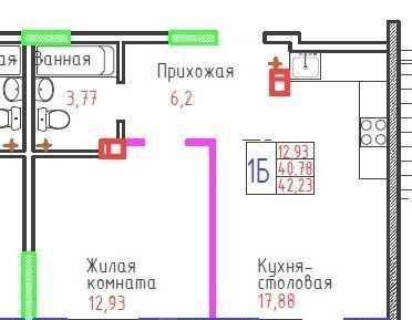 квартира г Тольятти р-н Автозаводский ул Маршала Жукова 60 фото 2