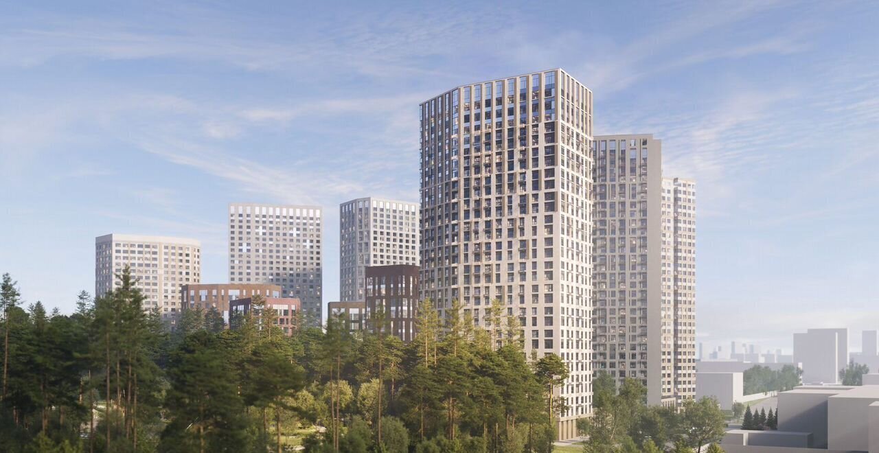 квартира г Екатеринбург р-н Верх-Исетский ЖК «Forum Park» (Форум Парк) ул. Зоологическая, стр. 1 фото 2
