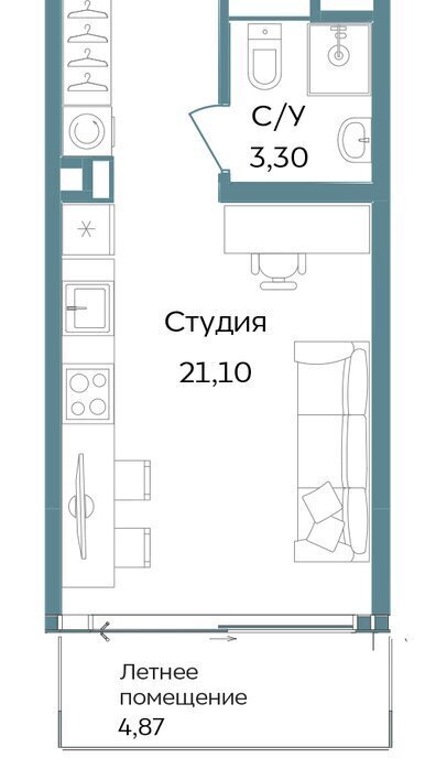 квартира г Саки TEMPO курортный кластер Темпо фото 1