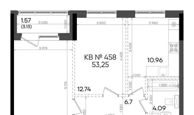 квартира г Казань метро Горки р-н Советский ул Аделя Кутуя 181ж ЖК Адали фото 1