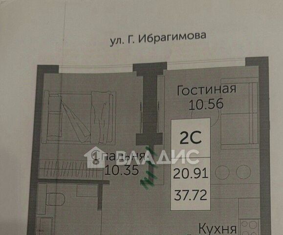квартира р-н Советский жилрайон, Урбаника жилой комплекс, Зеленая Роща, лит 1 фото