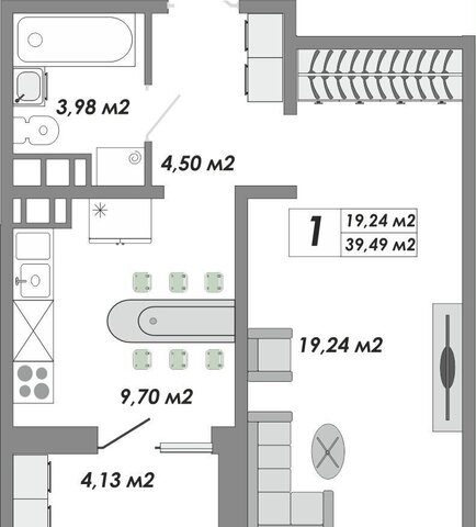р-н Ленинский ул Гаранькина блок-секция 1/5 фото