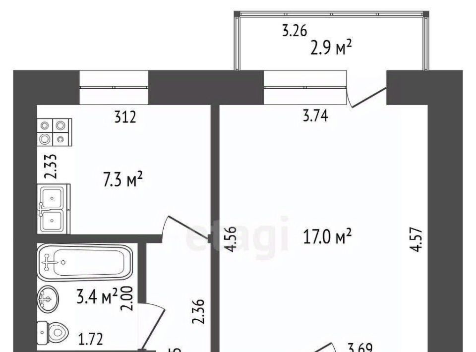 квартира г Стерлитамак ул Фурманова 10г фото 2