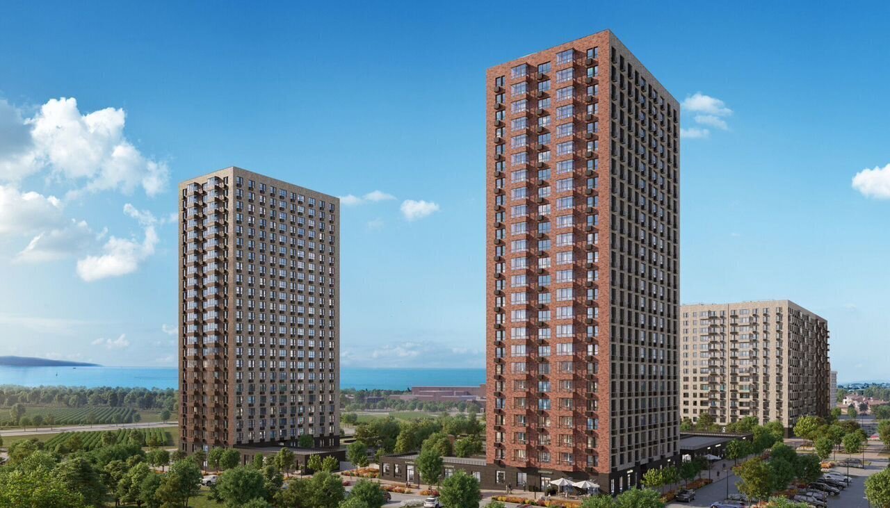 квартира г Новороссийск р-н Южный 17 мкр. ул. Мурата Ахеджака, стр. 1В фото 1
