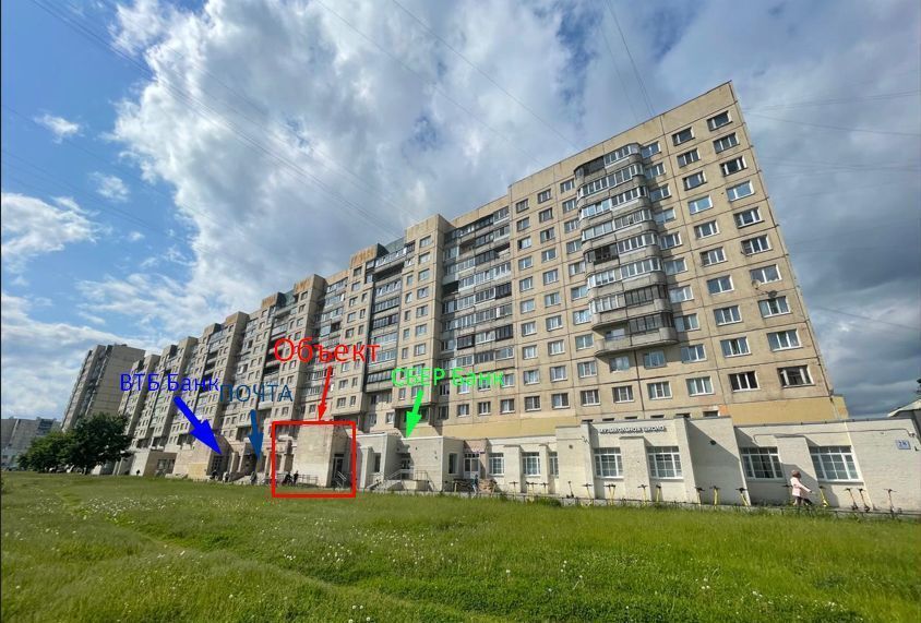 торговое помещение г Санкт-Петербург метро Проспект Большевиков пр-кт Косыгина 28к/1 округ Ржевка фото 1