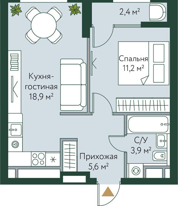 квартира г Волгоград р-н Советский 221-й микрорайон фото 1