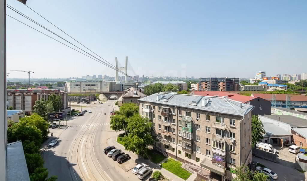 квартира г Новосибирск р-н Центральный Октябрьская ул Серебренниковская 2/1 фото 22