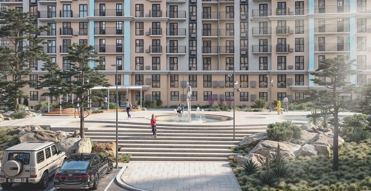 квартира г Евпатория ЖК Мойнаки в р-не озера Мойнаки, автодорога на пгт. Заозерное, стр. 9 фото 6