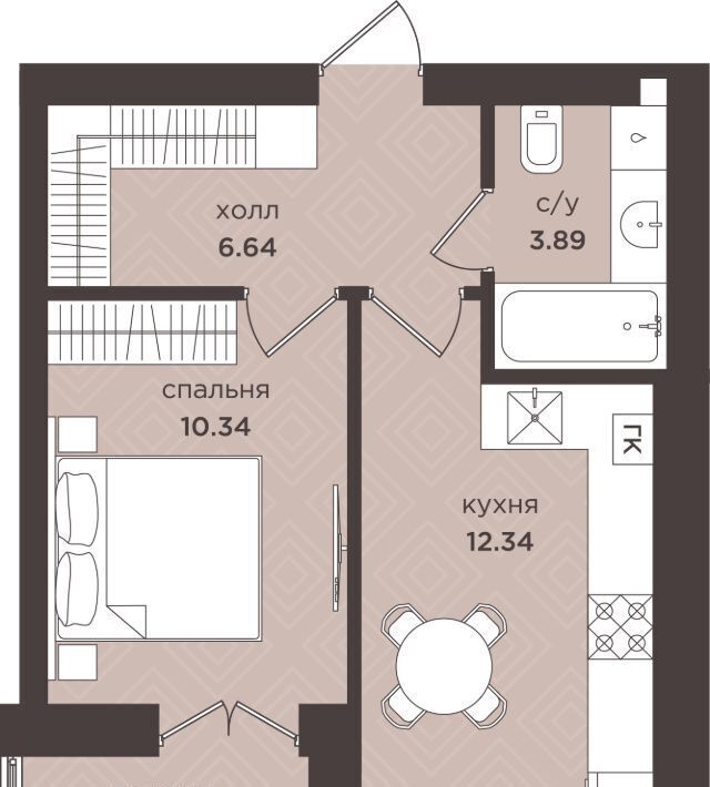 квартира р-н Гурьевский г Гурьевск фото 1