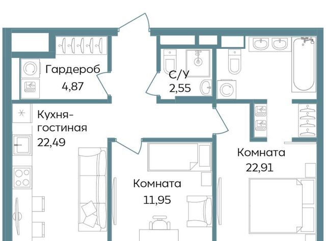 квартира г Саки ул Морская фото