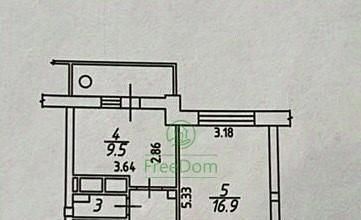 квартира г Белгород Западный ул Квасова 37 фото 12