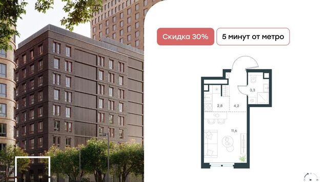 метро Нижегородская Левел Нижегородская жилой комплекс, 3 фото