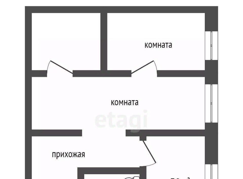 квартира г Балашов ул Репина 4 фото 2