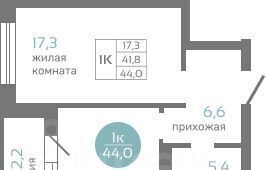 квартира г Красноярск р-н Советский ул Авиаторов 7/2 ЖК МАЭСТРО фото 1