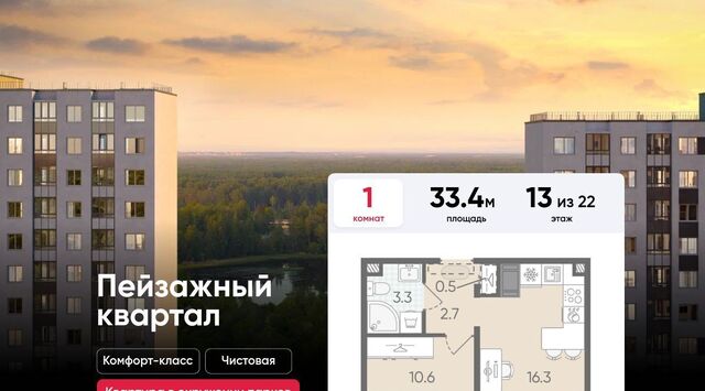 метро Академическая Пейзажный квартал Цветной Город жилой комплекс фото