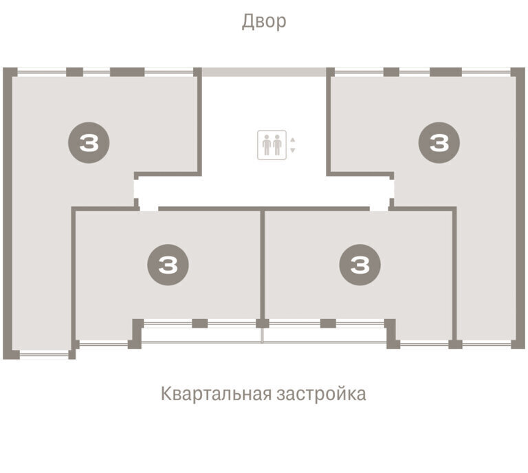 квартира г Тюмень ул Мысовская 26к/1 ЖК «Зарека» Центральный административный округ фото 4