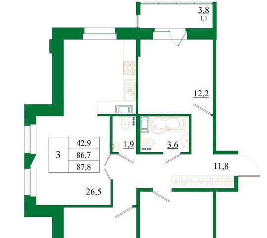 квартира ш Красносельское 4а фото