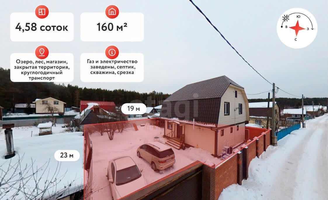дом г Тюмень р-н Восточный территория СНТСН Суходольное, Берёзовая ул фото 2