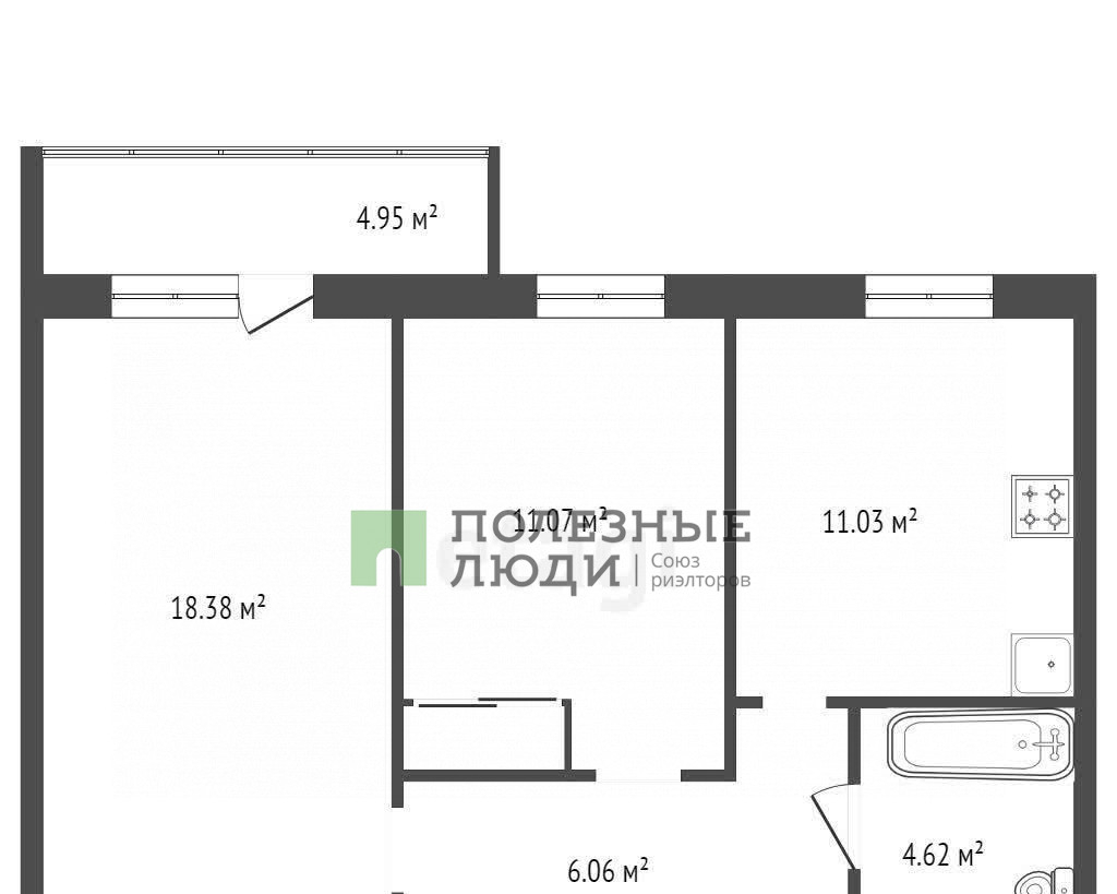 квартира г Красноярск ул Соколовская 20в фото 21