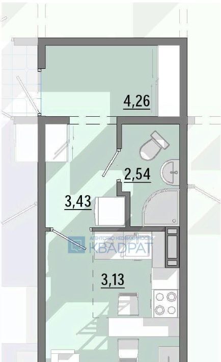 квартира г Ярославль р-н Заволжский ул Шандорная 14 фото 7