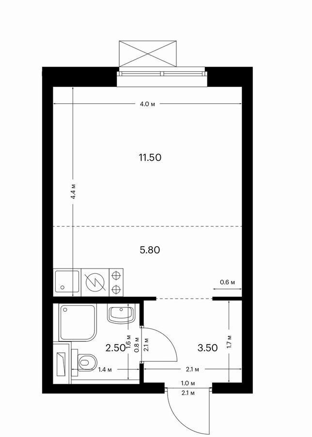 квартира г Одинцово ул Березовая 5к/2 Одинцовский г. о., Одинцово, Внуково фото 24