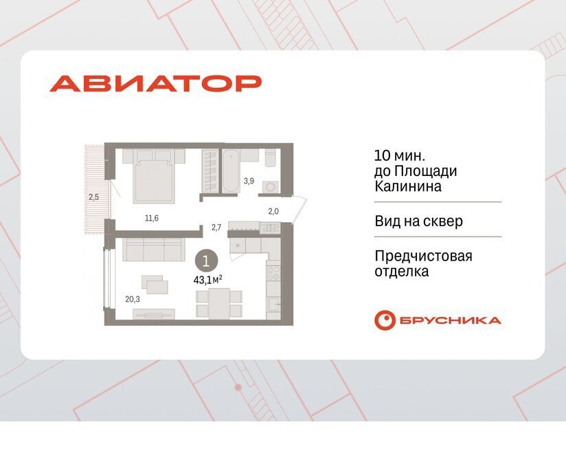 квартира г Новосибирск р-н Заельцовский Заельцовская ул Аэропорт фото 1