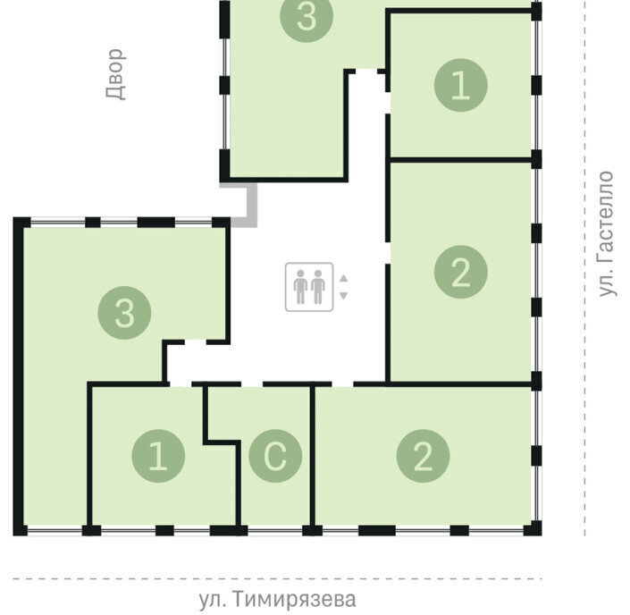 квартира г Тюмень ул Тимирязева 8к/1 фото 3