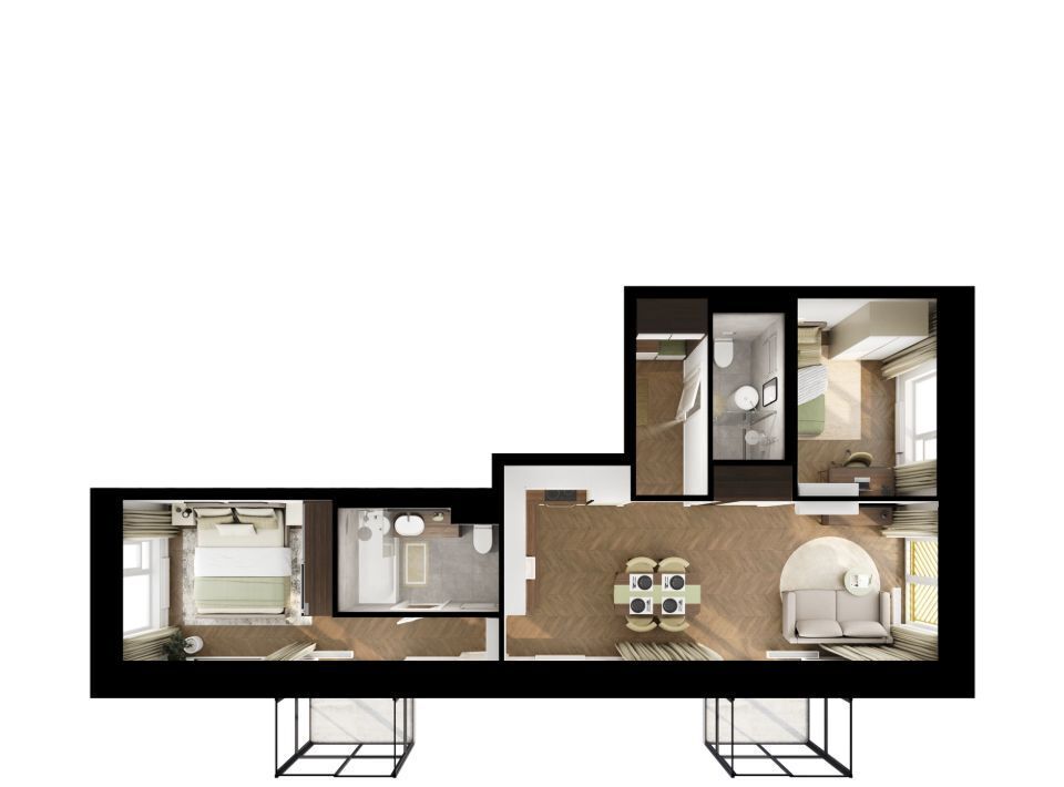 квартира г Улан-Удэ р-н Советский ул Советская 6/2 фото 2