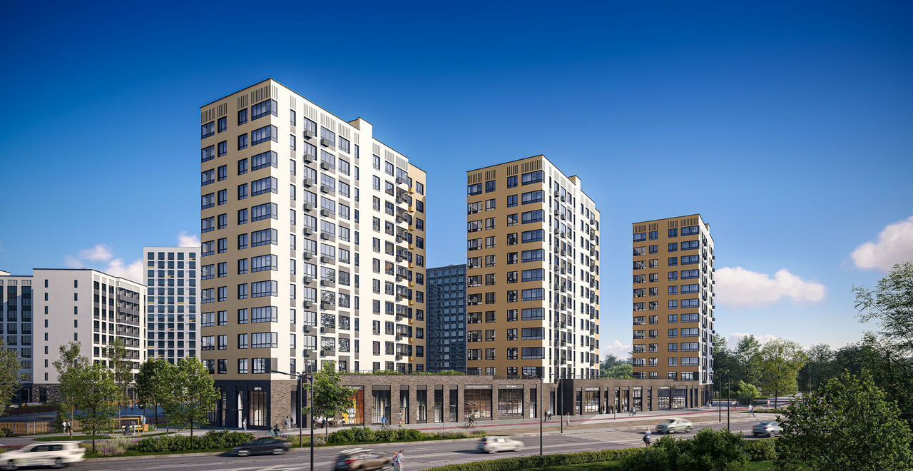 квартира г Москва метро Коммунарка ул Эдварда Грига 37/2 Потапово, з/у 14Б, Московская область фото 4