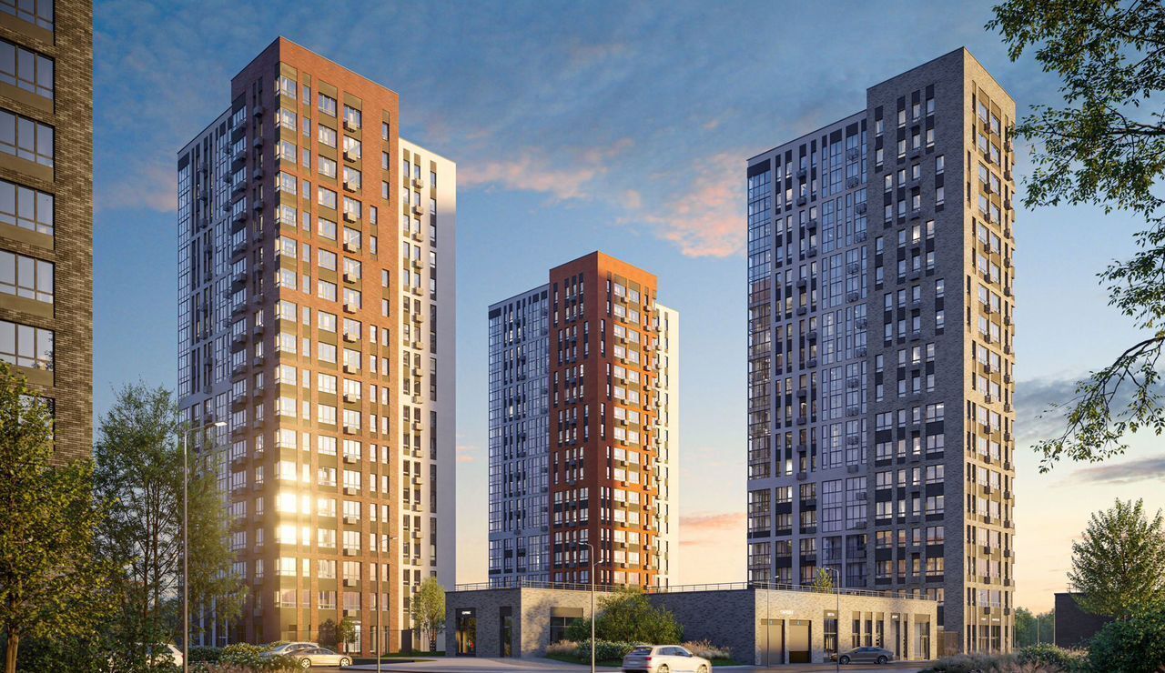 квартира г Москва п Сосенское жилой район «Скандинавия» метро Коммунарка ул Поляны 18/2 Потапово, з/у 50Д, Московская область фото 3