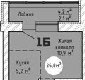 квартира г Тольятти р-н Автозаводский ул 40 лет Победы 29б фото 2
