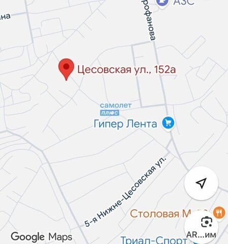 земля ул Цесовская 152а фото