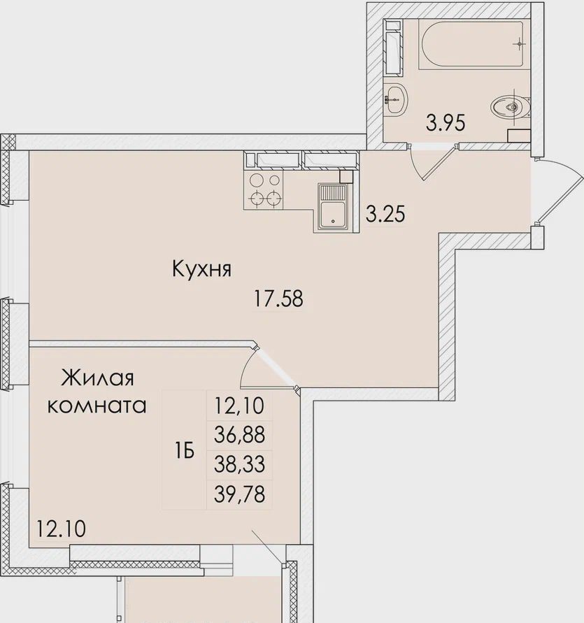 квартира г Ростов-на-Дону р-н Ленинский пр-кт Сиверса 12д фото 1