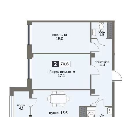 квартира г Ставрополь р-н Ленинский 204-й квартал ул Серова 468/3 фото 1