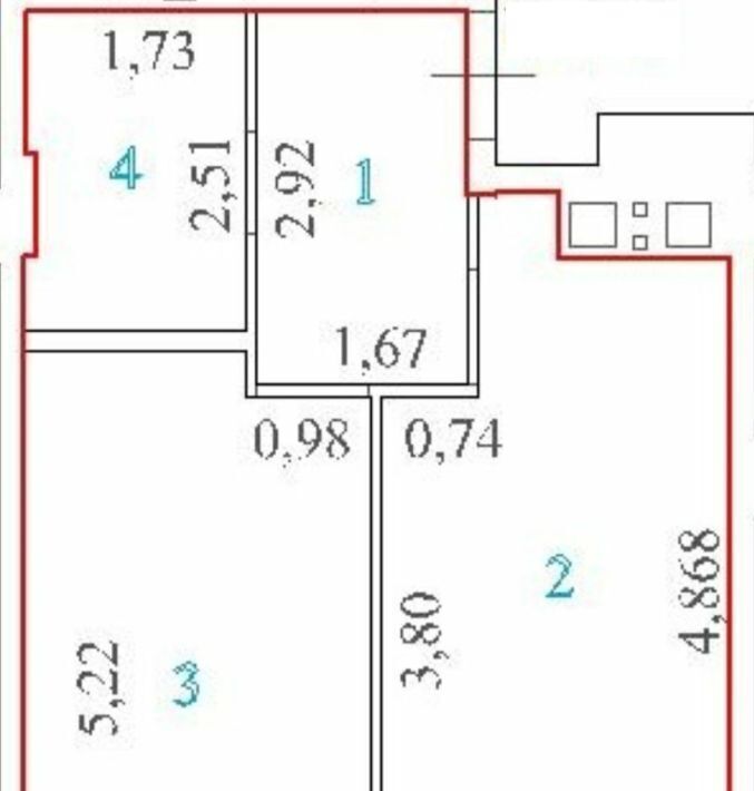 квартира г Иваново р-н Ленинский микрорайон «Видный» 4 фото 1