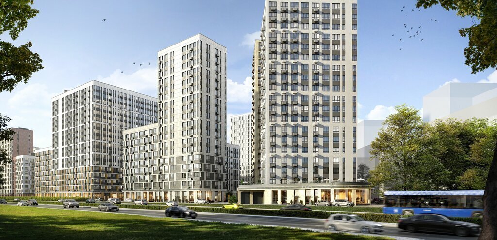 квартира г Москва п Сосенское ЖК Бунинские Кварталы 9/1 метро Коммунарка ТиНАО Потапово фото 8