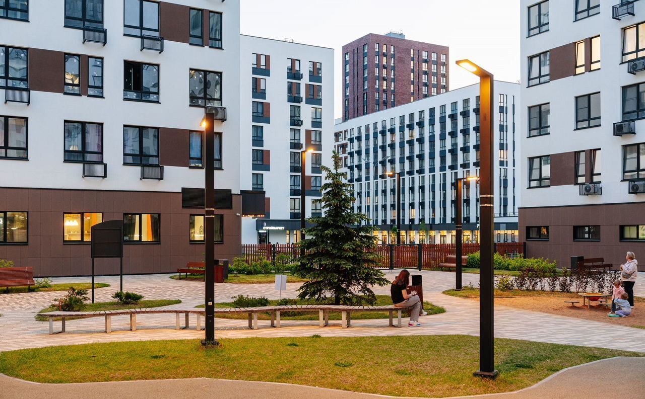 квартира г Москва п Сосенское жилой район «Скандинавия» метро Коммунарка ул Поляны 18/2 Потапово, з/у 50Д, Московская область фото 24