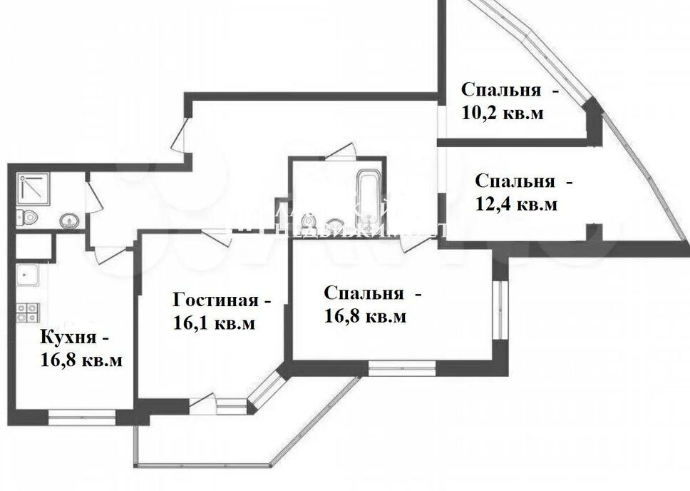 квартира г Самара Московская ул Мичурина 154 фото 2