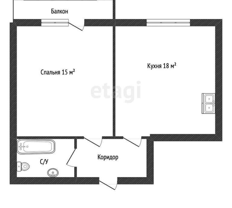 квартира г Новороссийск ул Екатерининская 2 фото 1