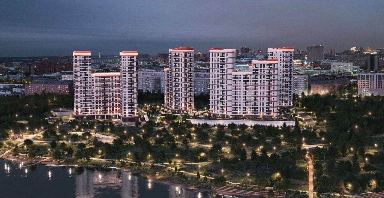 квартира г Новосибирск метро Площадь Гарина-Михайловского р-н Железнодорожный ул Прибрежная 2 ЖК «Беринг» блок-секц. 1 фото 10