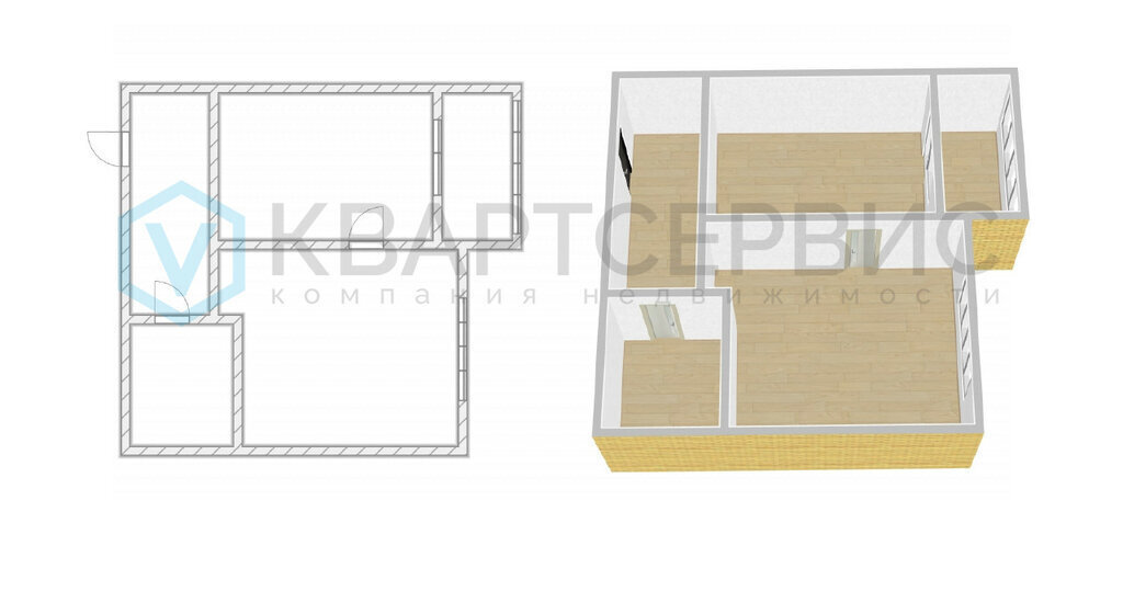 квартира г Омск ул Герцена 270 Центральный АО фото 24