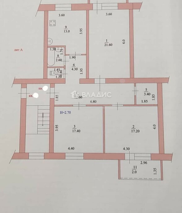 квартира р-н Ейский г Ейск ул Горького 25/2 Ейское городское поселение фото 16