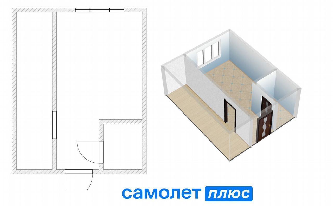 квартира г Кемерово р-н Ленинский пр-кт Ленина 135б Кемеровская обл. - Кузбасс фото 2