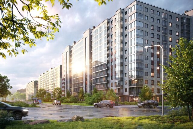 метро Купчино ЖК «Аквилон All In 3.0» жилой комплекс Олл Ин 3. 0 фото
