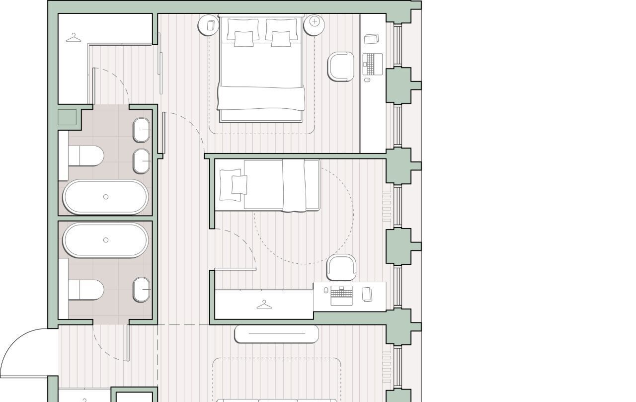 квартира г Москва метро Кунцевская ЖК "Среда на Кутузовском" 48-й кв-л, к 5 фото 2