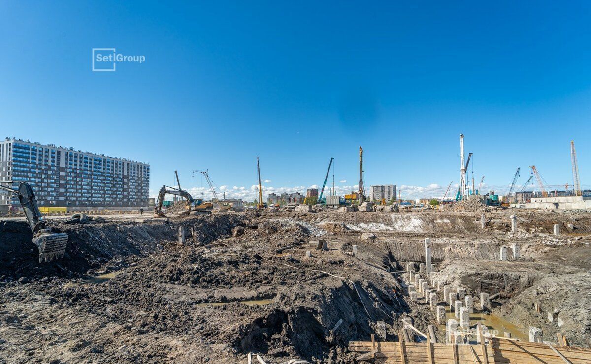 квартира г Санкт-Петербург метро Елизаровская р-н Невский наб Октябрьская ЖК «SETL Ривьера» корп. 1. 1 фото 5