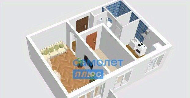 квартира г Бийск ул Александра Матросова 47/1 фото 11