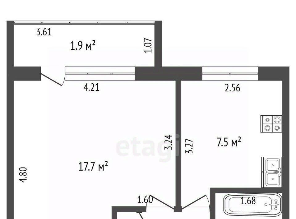 квартира г Чита р-н Центральный ул Балябина 30 фото 2