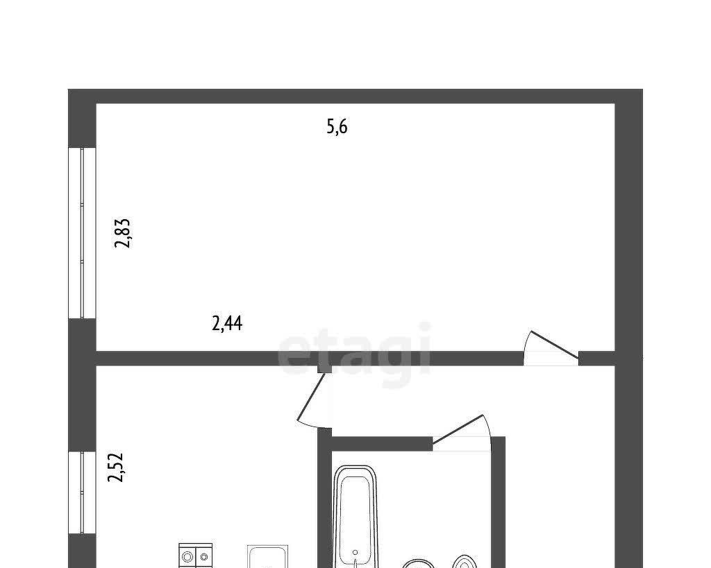 квартира г Петрозаводск Октябрьский-4 ул Советская 16 Октябрьский фото 22
